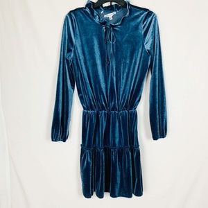The Vanity Room Size M Gunmetal Blue Dress